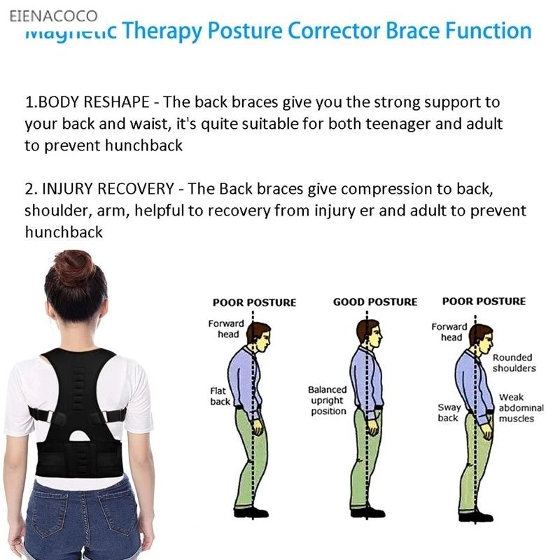 Adjustable Back Waist Posture Support and Corrector - Tru Tulip