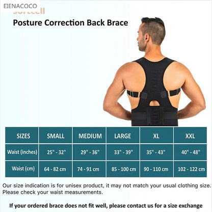 Adjustable Back Waist Posture Support and Corrector - Tru Tulip