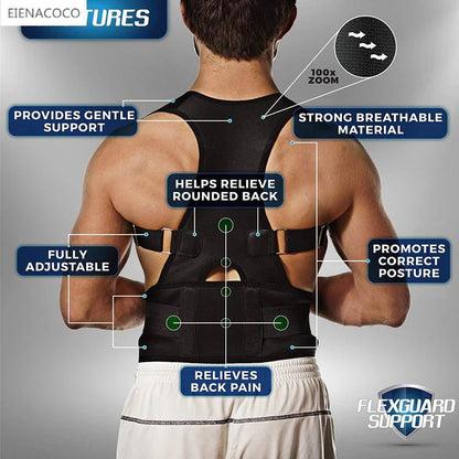 Adjustable Back Waist Posture Support and Corrector - Tru Tulip