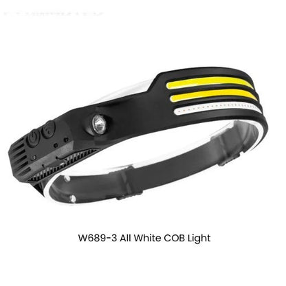 Bright 230° Wide Beam Lightweight Motion Sensor LED Rechargeable Headlamp - Tru Tulip