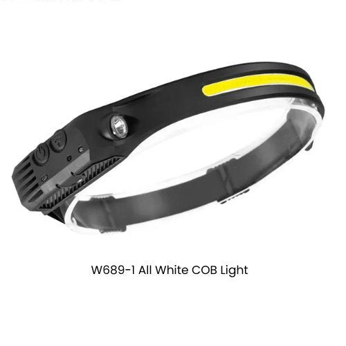 Bright 230° Wide Beam Lightweight Motion Sensor LED Rechargeable Headlamp - Tru Tulip