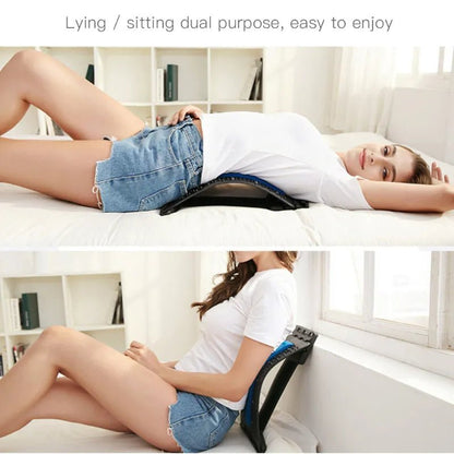 Multi - level Adjustable Back Stretcher Lower Back Ache Soothe Device. - Tru Tulip