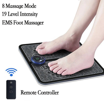 Portable Relaxation EMS Foot Relax Pad - Acupoints Foot Massage for Neuropathy - Tru Tulip