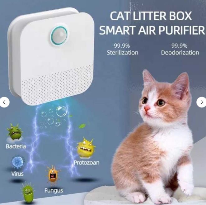 Smart Air Purifier for Pets Eliminates Cat Dog Odor Air Cleaner Tru Tulip