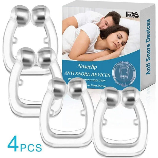 Snore Stopper – 4pcs Anti - Snore Silicone Magnetic Nose Clip - Tru Tulip